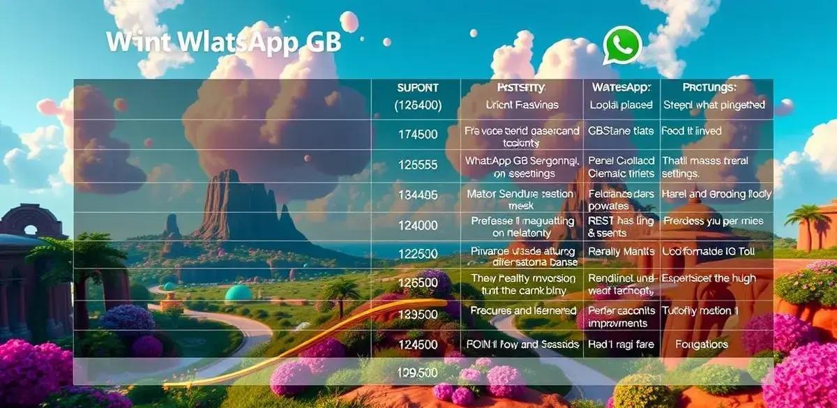 Comparação entre WhatsApp GB e versões anteriores