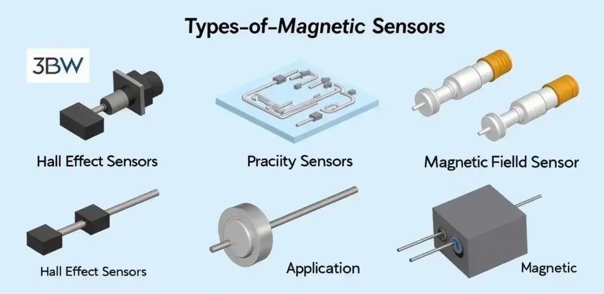 Principais tipos de sensores magnéticos