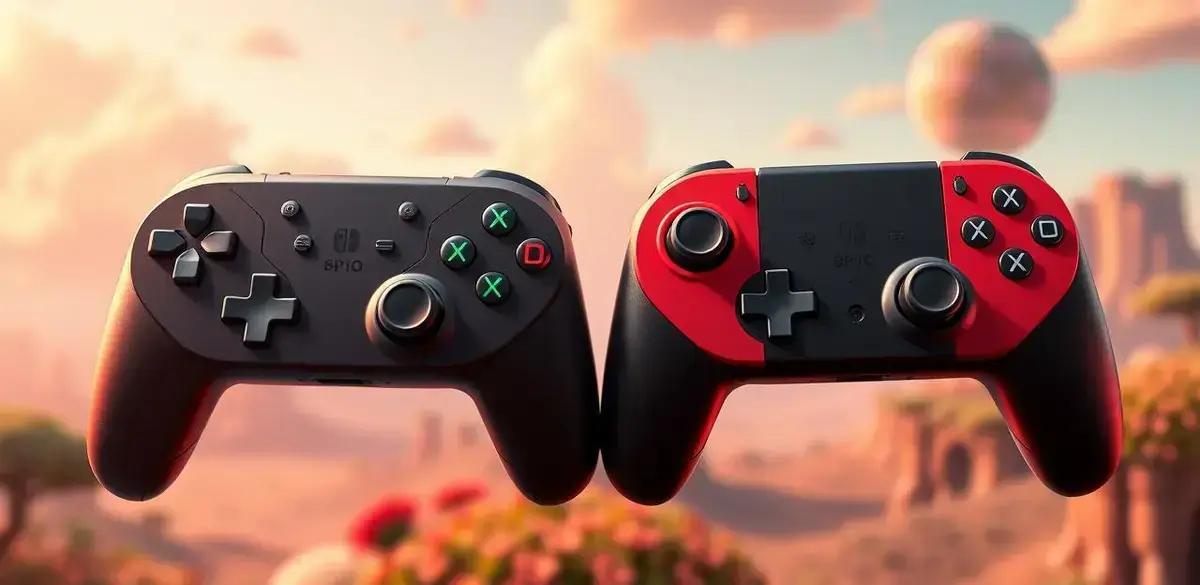 Comparação com o Nintendo Switch Pro Controller