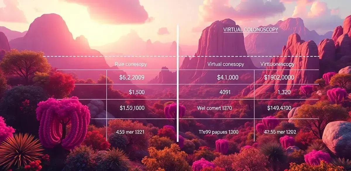 Comparação de preços com colonoscopia tradicional