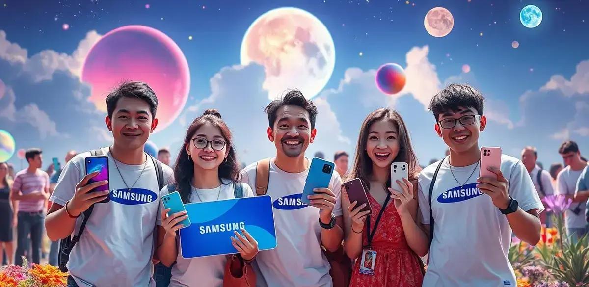 Experiências de usuários com brindes Samsung