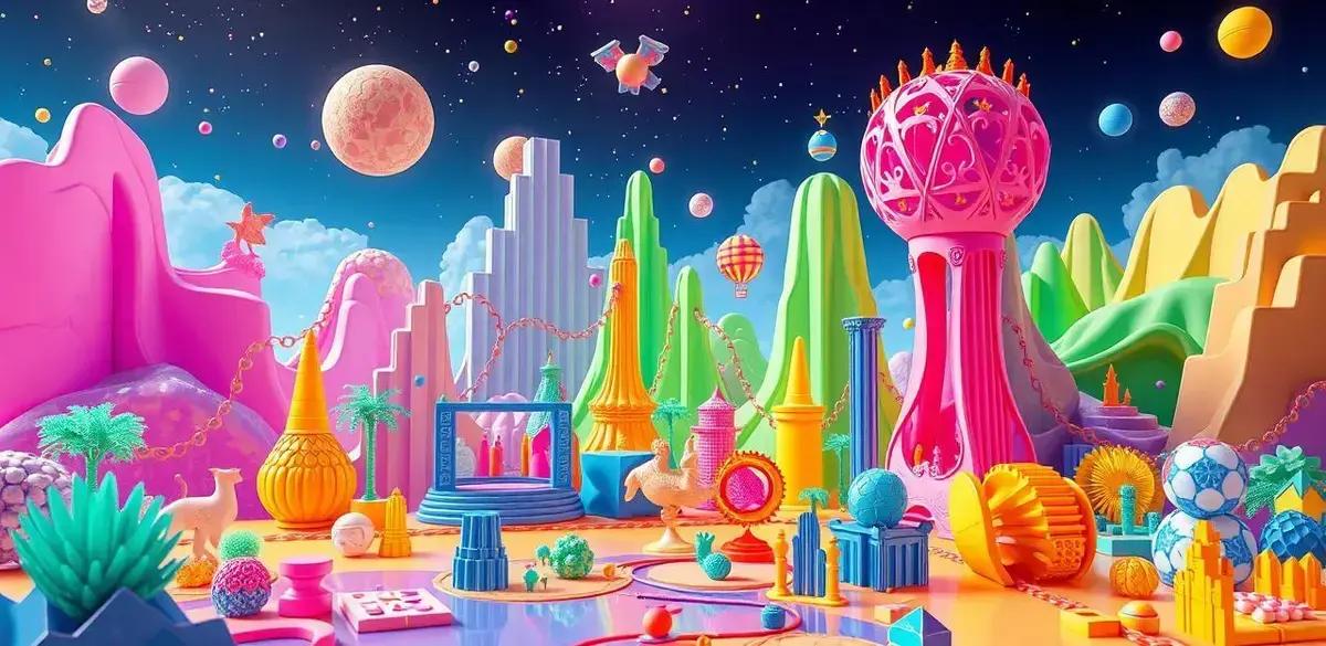 Futuro da Impressão 3D Colorido
