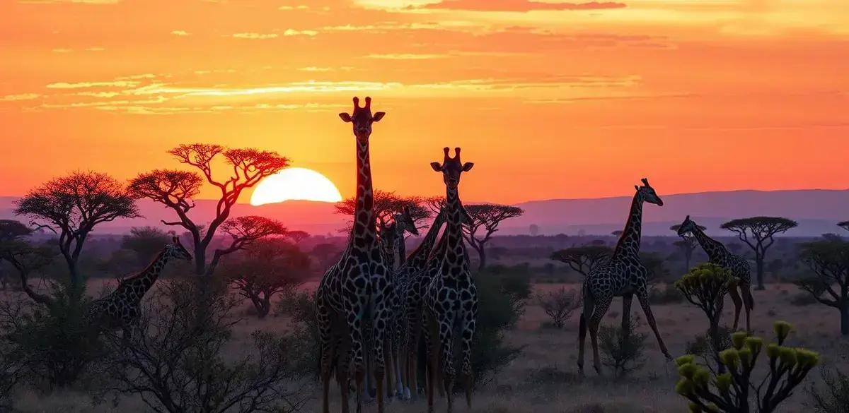 Habitat e Distribuição do Masculino de Girafa