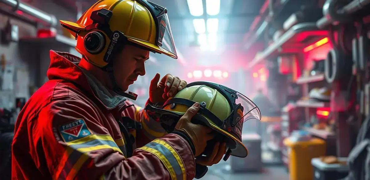 Manutenção e cuidados com o capacete de bombeiro