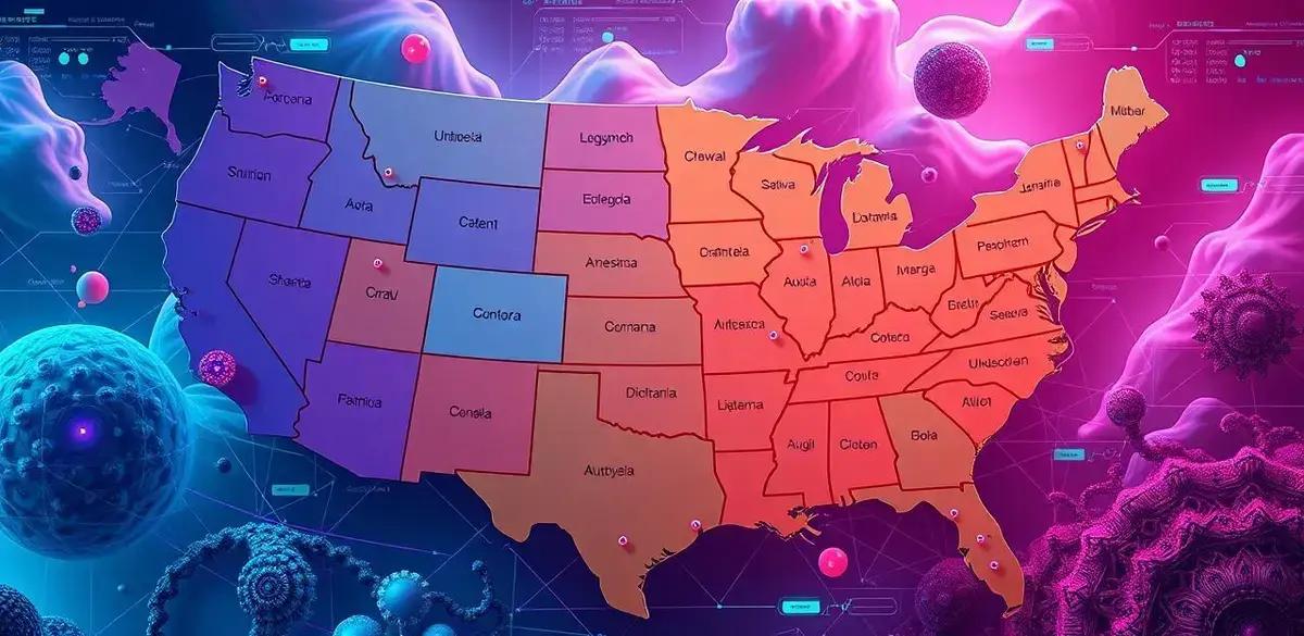 Mapas de leis sobre aborto nos EUA