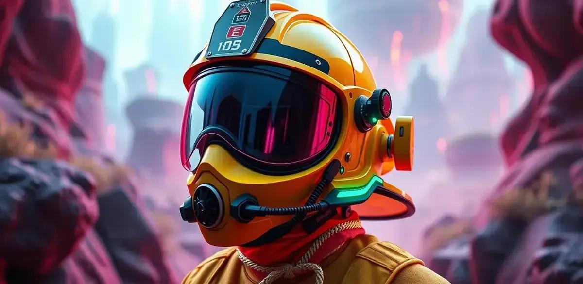 O que é um capacete de bombeiro?