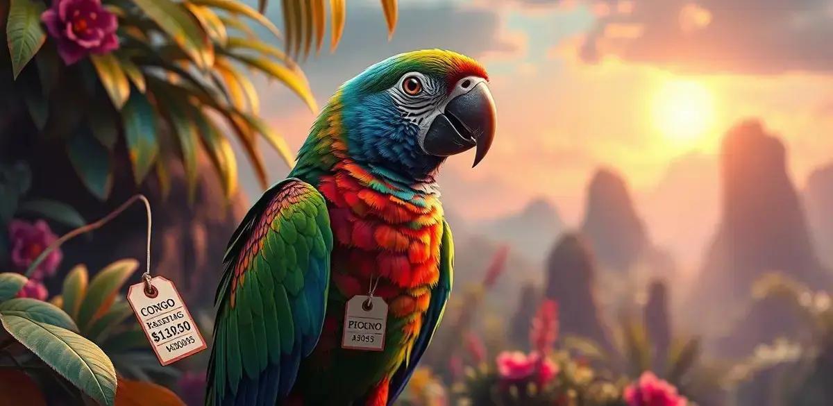 O que influencia o preço do papagaio do congo?