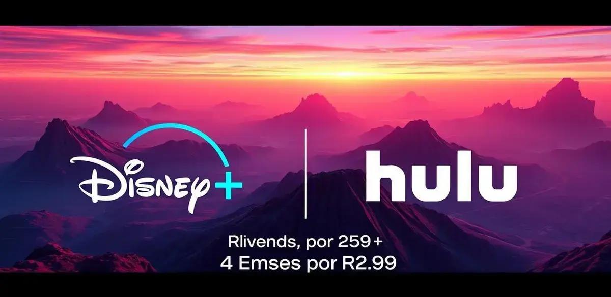 4 Meses de Disney+ e Hulu por Apenas R$2,99