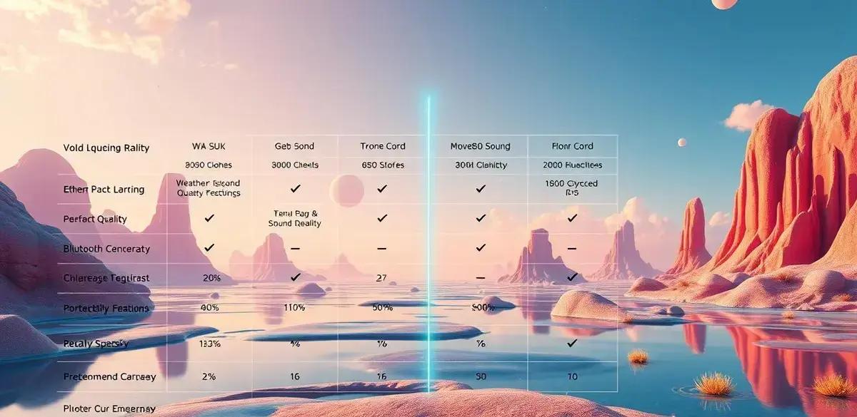 Comparação com outros alto-falantes Bluetooth