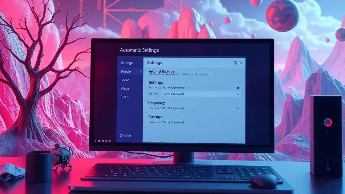 Como configurar um backup automático seguro