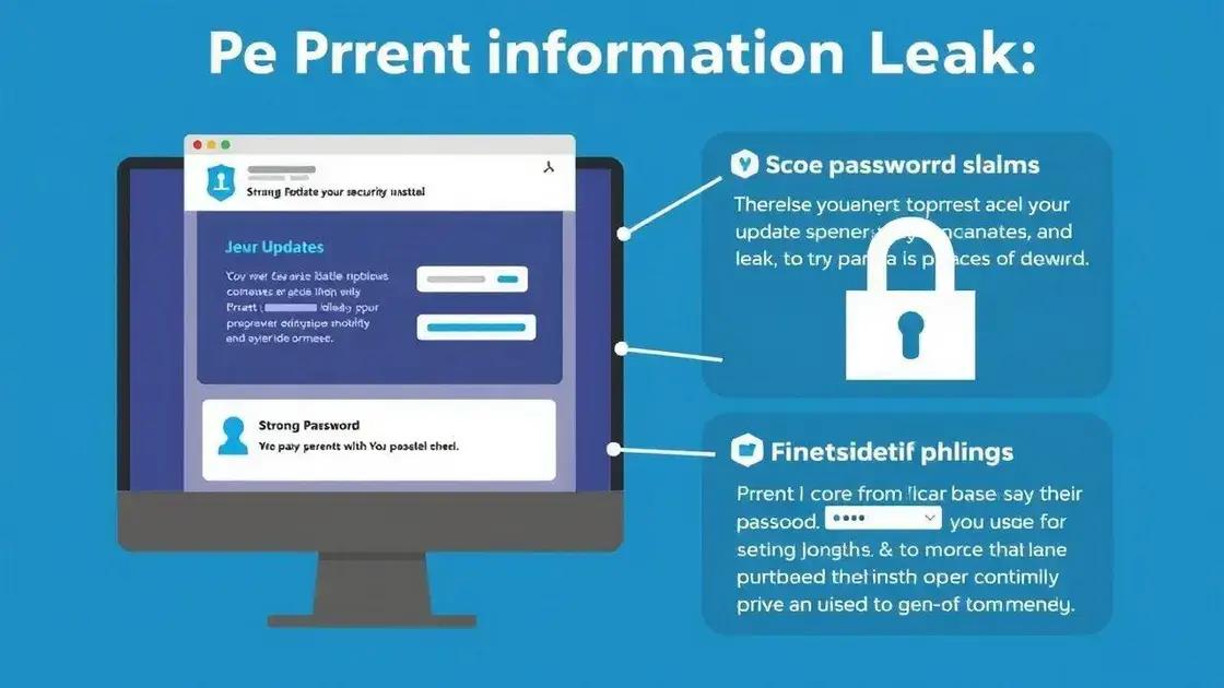 Dicas para evitar vazamentos de informações