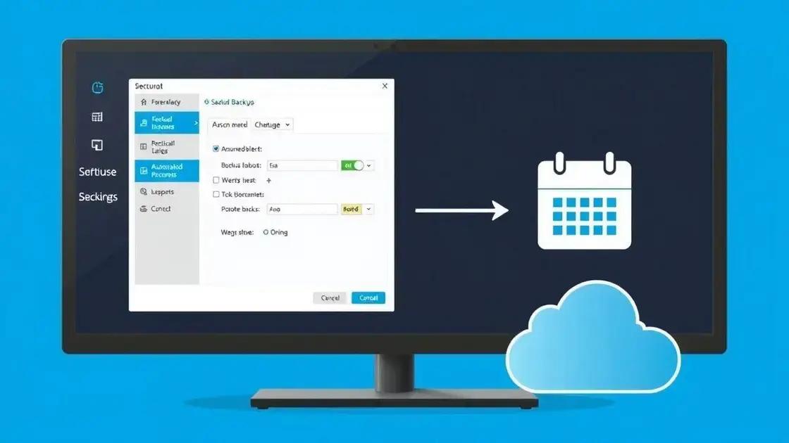 Como automatizar sua cópia de segurança