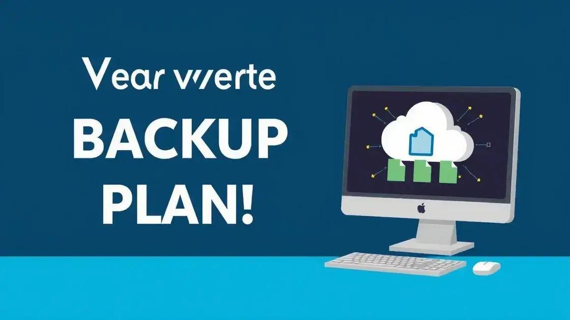 Importância de ter um plano de backup