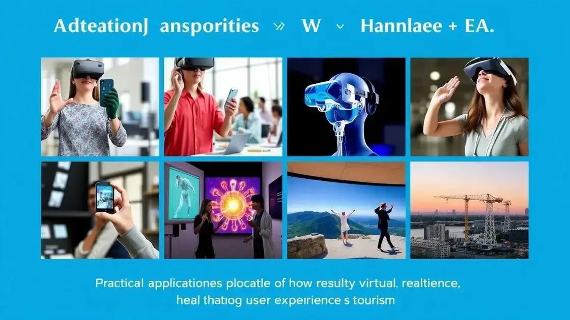 Aplicações práticas da realidade aumentada e virtual