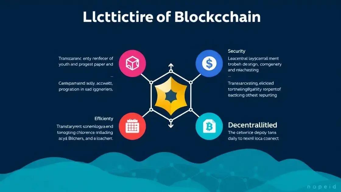 Principais benefícios do uso de blockchain