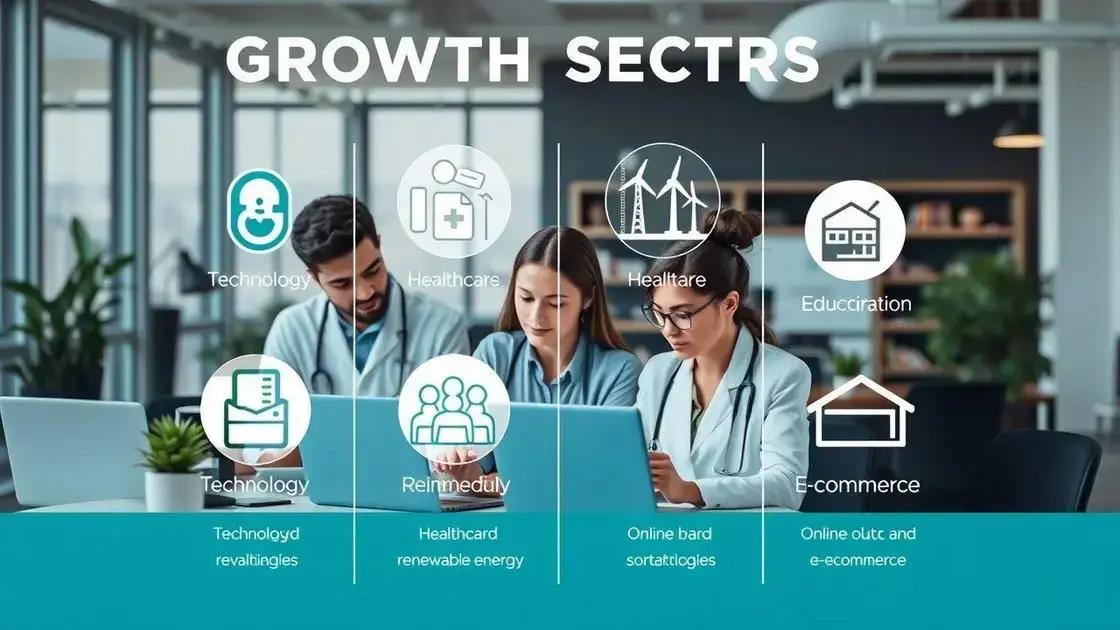 Setores em crescimento: onde estão as oportunidades