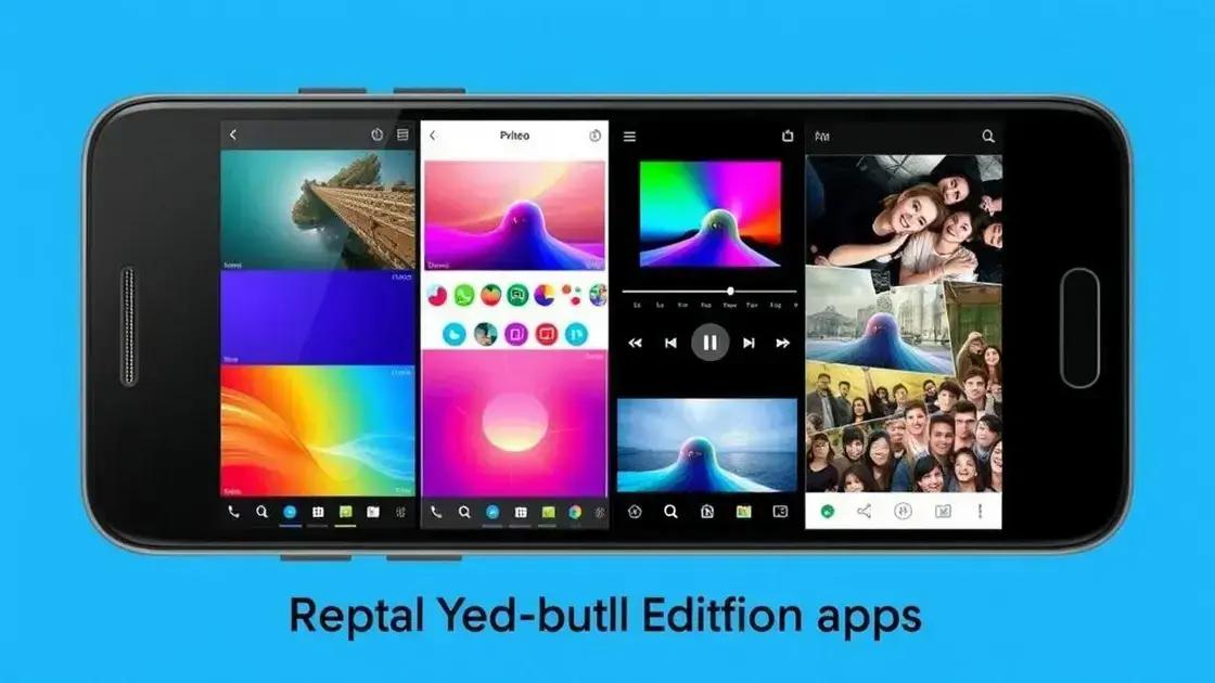Principais aplicativos de edição para celular