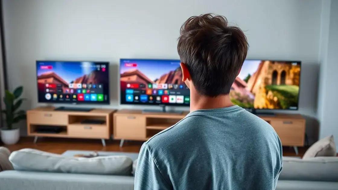 O que considerar ao comprar uma smart TV