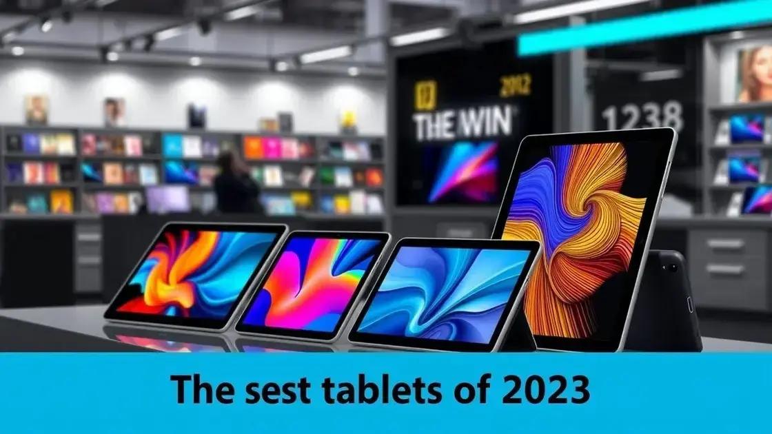 Análise dos melhores tablets de 2023 Análise dos melhores tablets de 2023