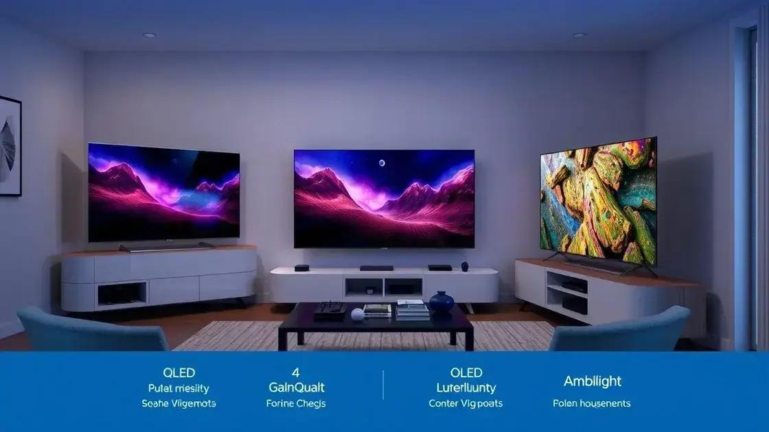Principais marcas e modelos de smart TVs