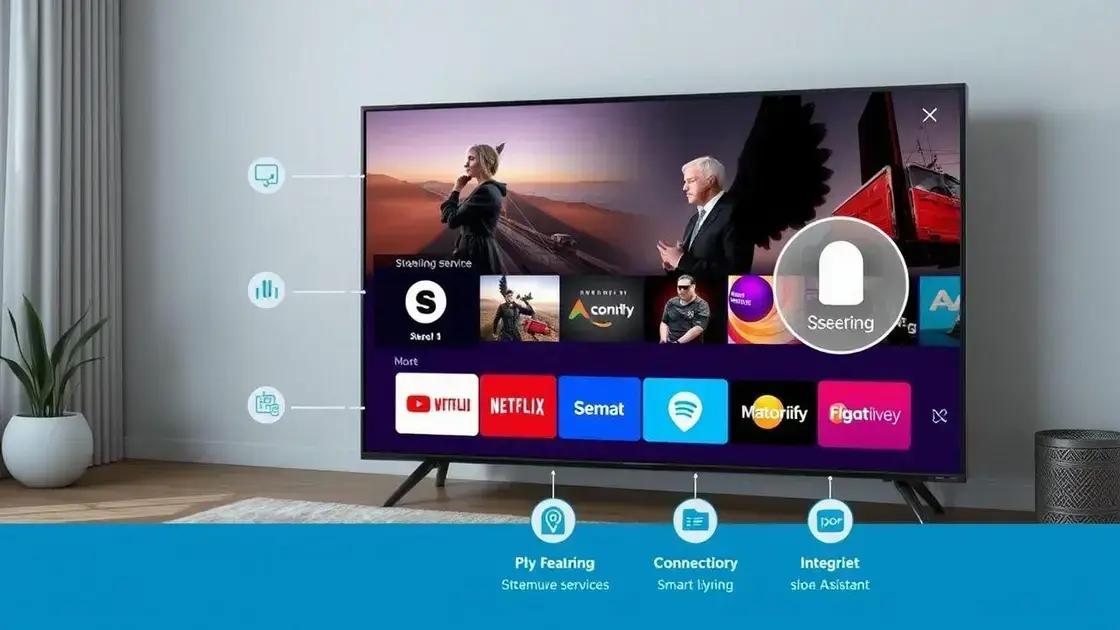 Recursos essenciais em uma smart TV