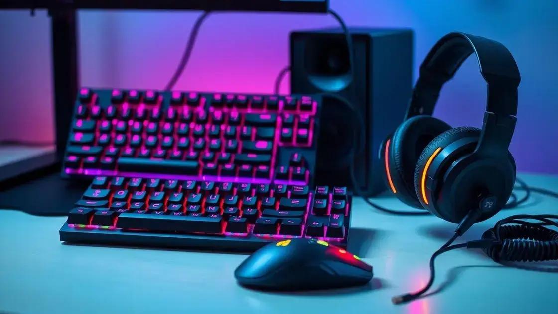 Monte Seu PC Gamer: Os Acessórios Essenciais Para Uma Experiência Incrível