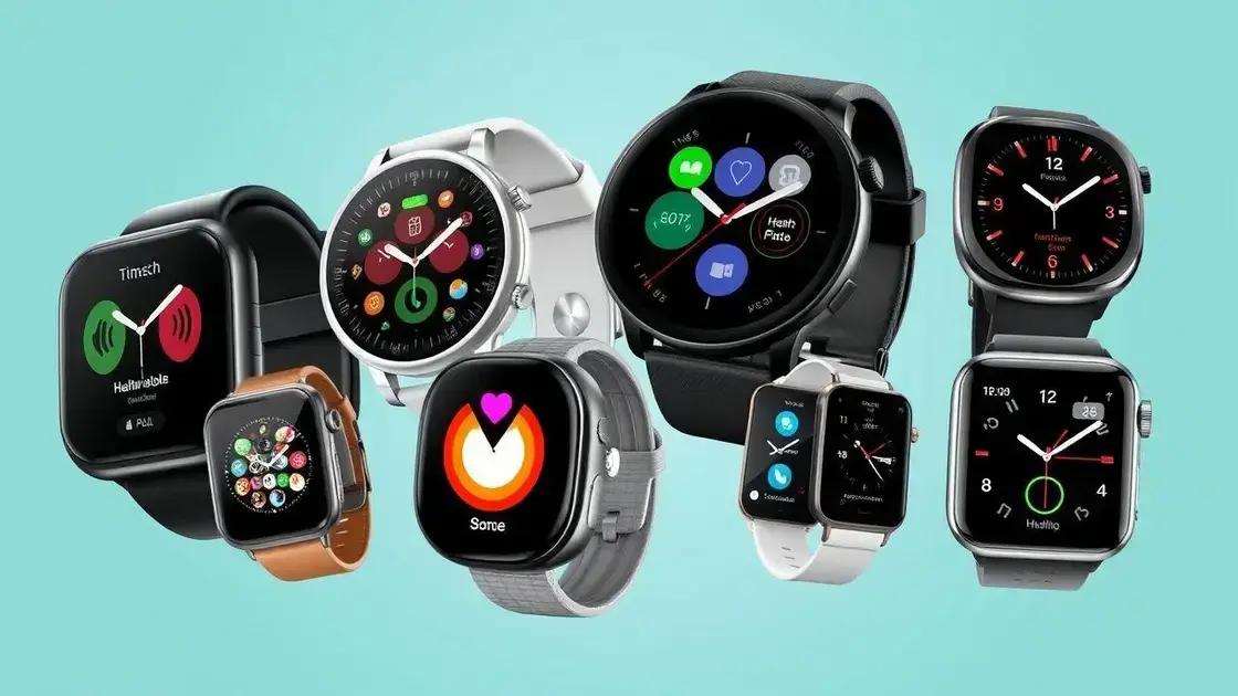 Principais características de um smartwatch Principais características de um smartwatch