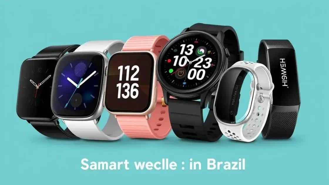 Melhores marcas de smartwatches no Brasil Melhores marcas de smartwatches no Brasil