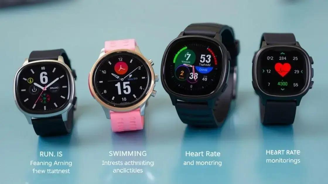 Comparativo: smartwatches para atividades físicas Comparativo: smartwatches para atividades físicas