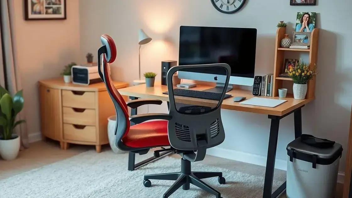 Dicas para configurar seu espaço de trabalho