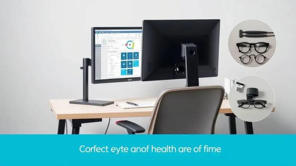 Ajustes ergonômicos para monitores