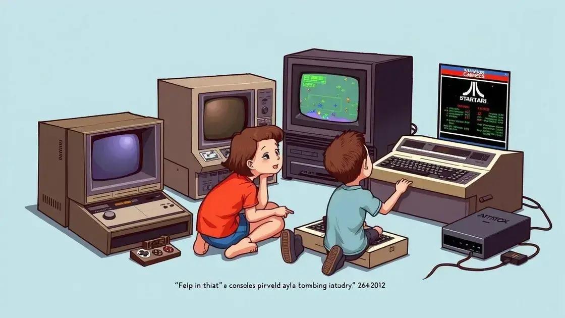 O surgimento dos primeiros consoles de videogame