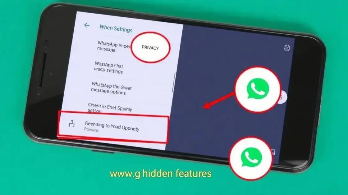 O que são funções secretas do WhatsApp?