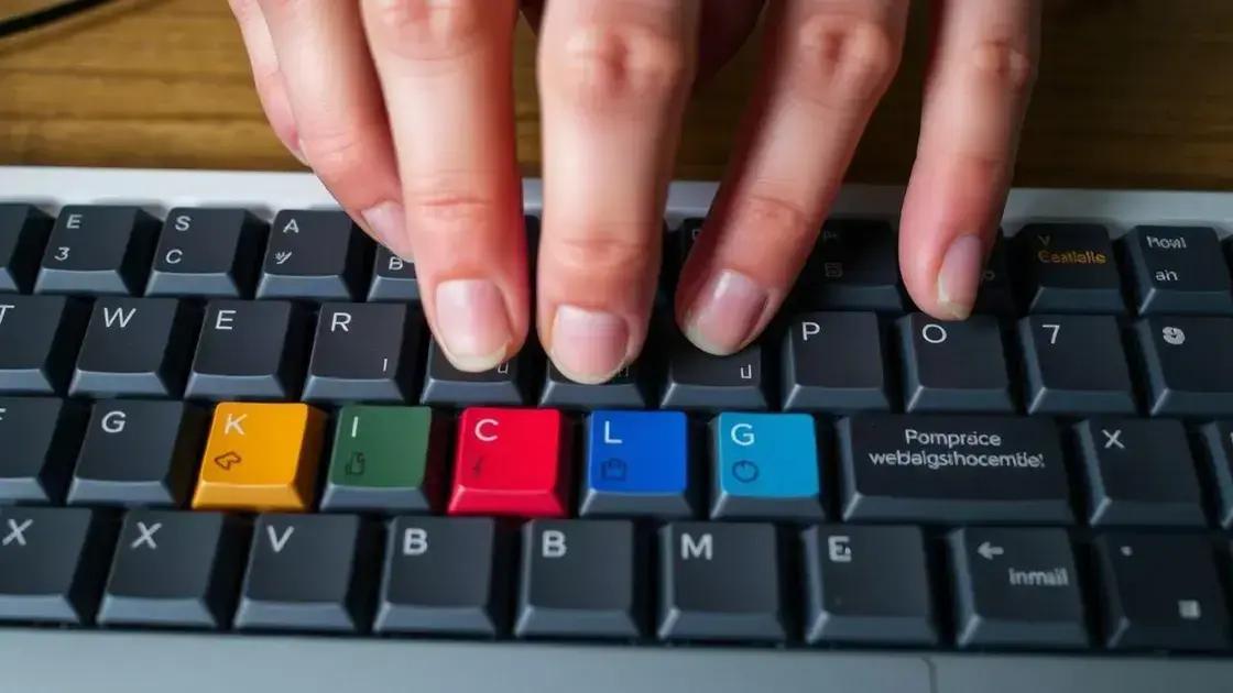 Principais combinações para agilizar tarefas