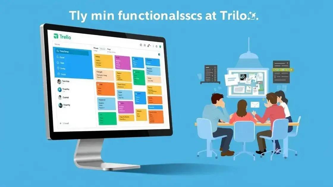 Funcionalidades principais do Trello