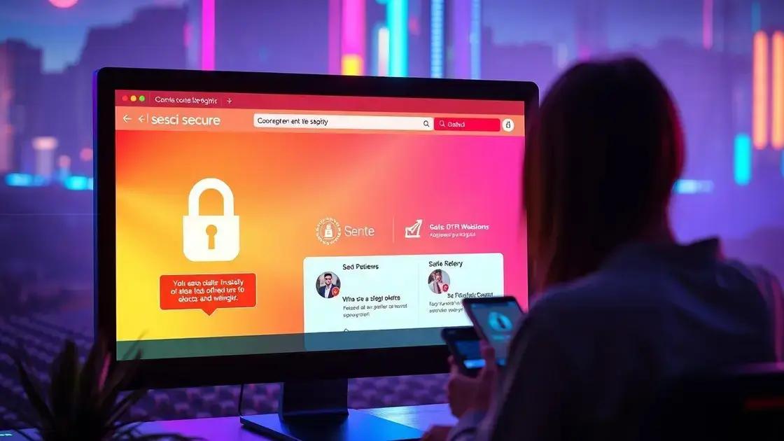 Como identificar sites seguros