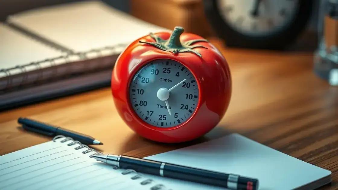 O que é a técnica pomodoro?