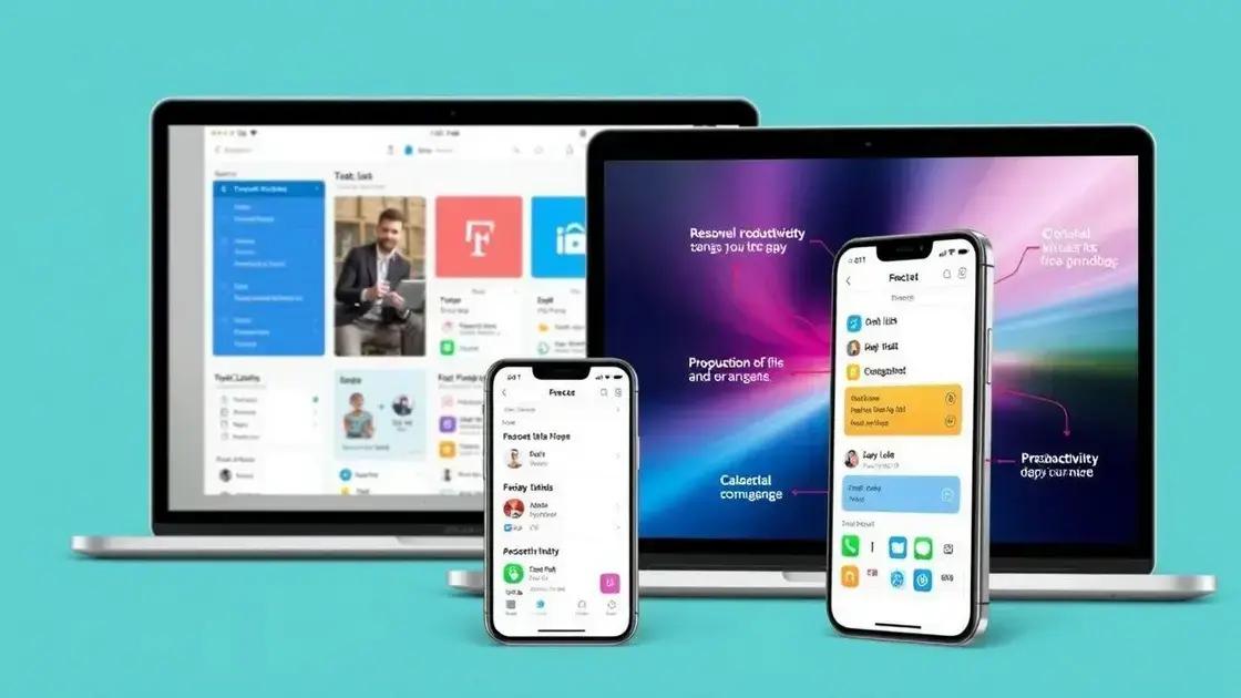 Aplicativos gratuitos para organização pessoal