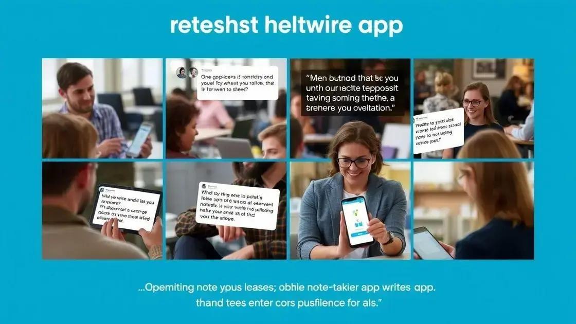 Depoimentos de usuários reais sobre os apps