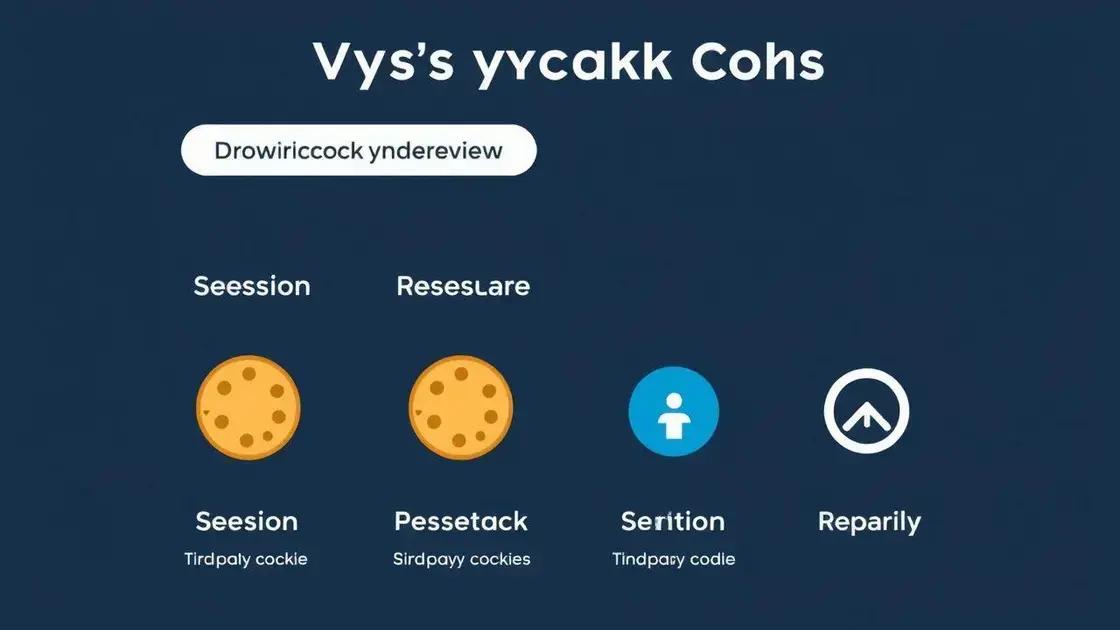 Tipos de cookies: session, persistent e third-party