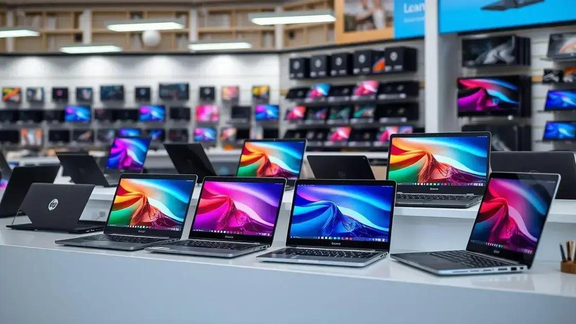 diferentes tipos de notebooks e suas funcionalidades
