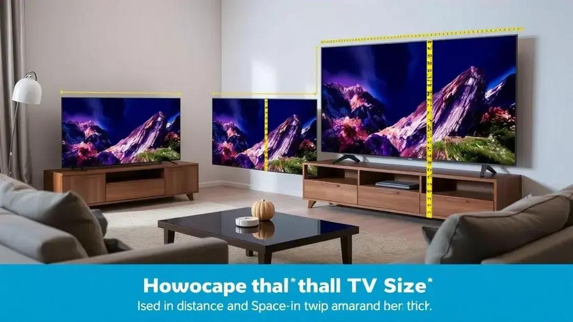 Como escolher o tamanho ideal da smart TV