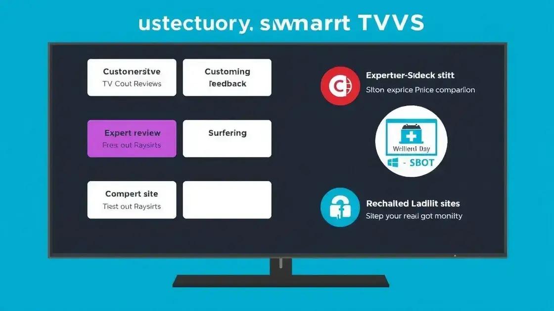 Avaliações e onde comprar smart TVs