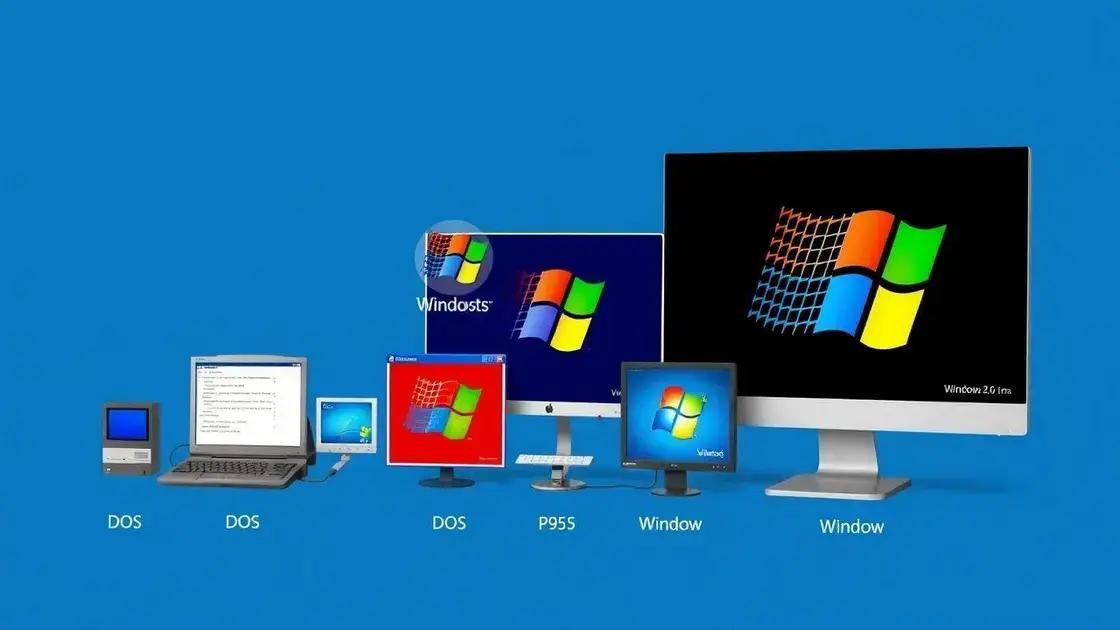 DOS ao Windows 11: A fascinante evolução que seu computador viveu em 40 anos