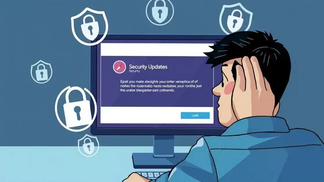 Principais erros ao evitar atualizações de segurança