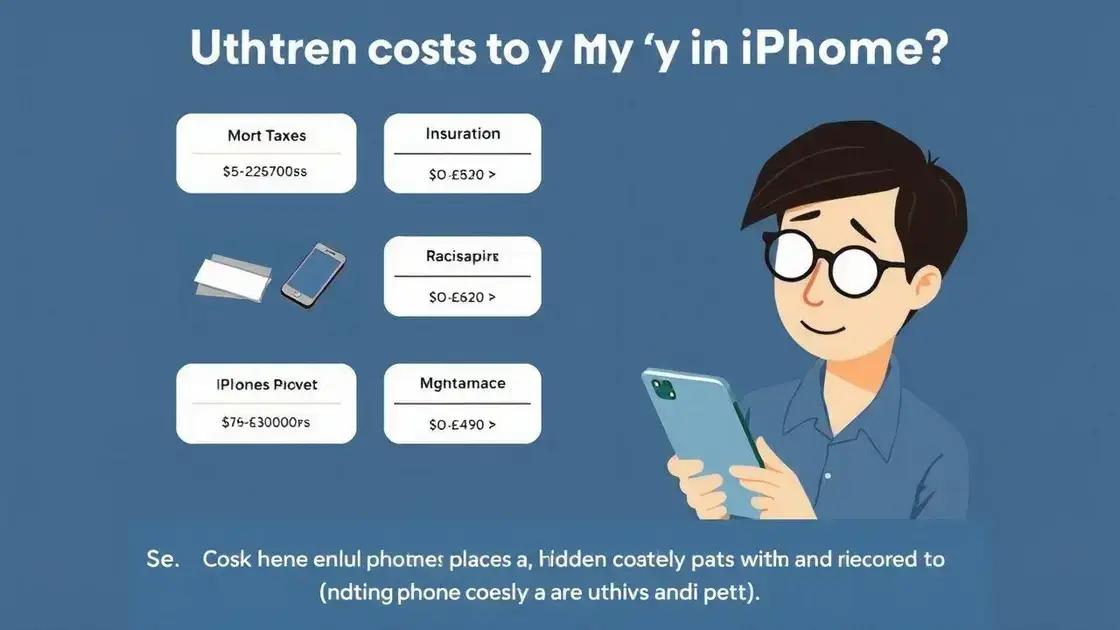 Custos ocultos na compra de um iphone