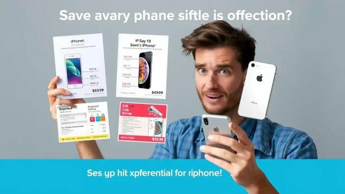 Dicas para economizar na compra do iphone