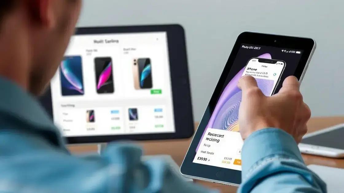 Analisando a depreciação do iphone