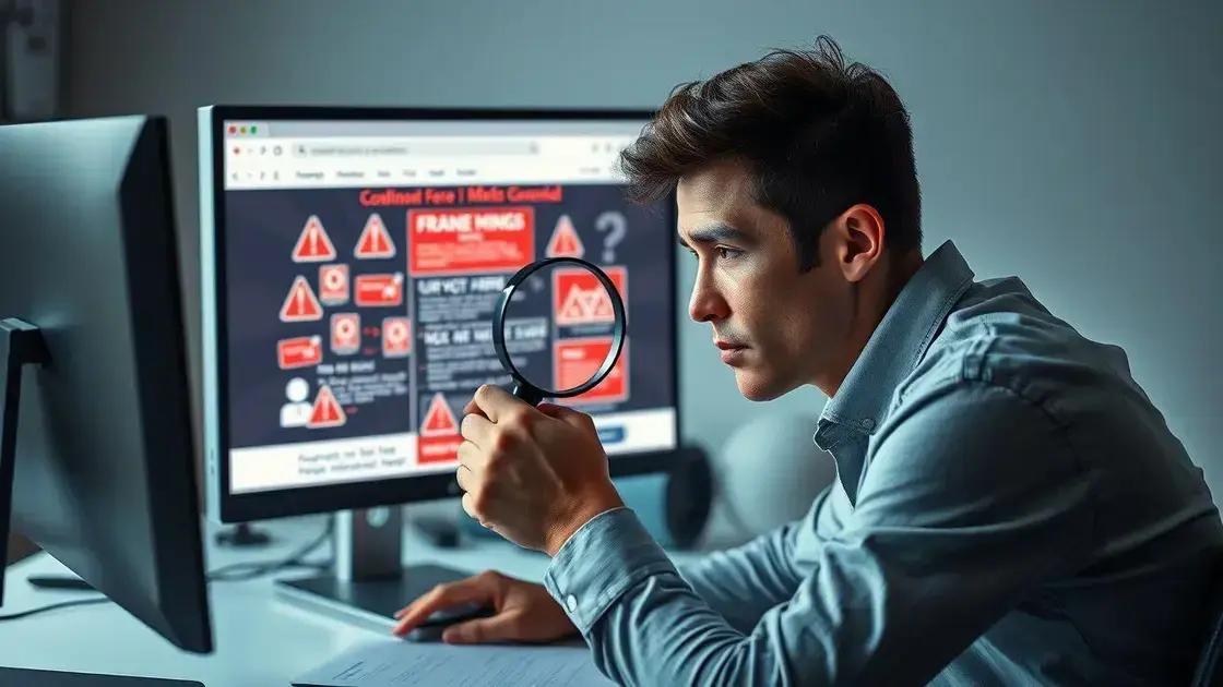 Identificando sites inseguros e fraudes