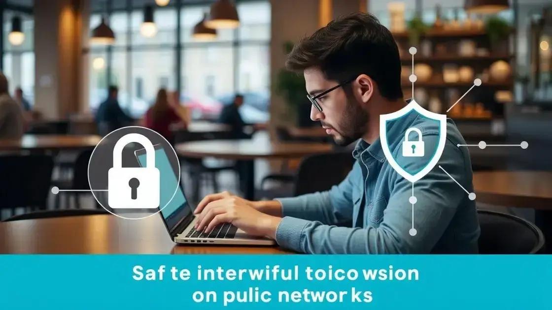Navegando com segurança em redes públicas